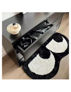 Alfombra de Área Antideslizante HAPLOVE Microfibra 40x101 cm