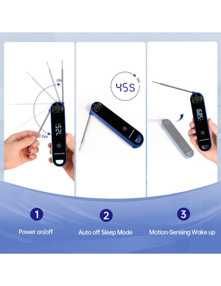 Termómetro de Carne Lonicera DT-127 Precisión IP67