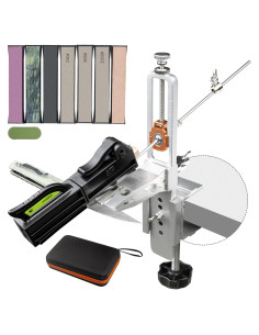 Afilador de Cuchillos CWOVRS 2 en 1 con Piedras y Kit