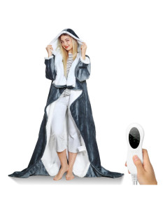 Manta Eléctrica Usable Tagefa 177.8x127 cm con Capucha y Mangas