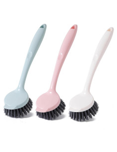 Paquete de 3 Cepillos de Cocina Kagyuan con Raspador 27,94 cm