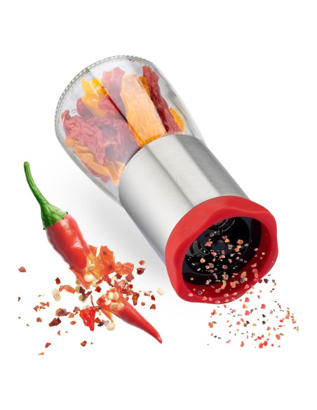 Molinillo de Chile ZOLMER Acero Inoxidable y Vidrio 0.28 kg