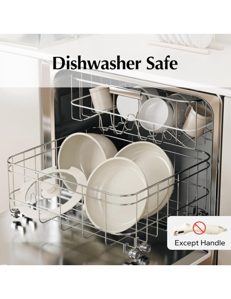 Juego de Ollas y Sartenes Cerámica Redchef 17 Piezas Antiadherente