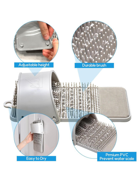 Cepillo Limpiador de Pies DalkomLife con Exfoliador y Masaje