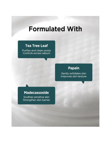 Almohadillas Tónico Facial Veganas ANCORS 60 Pads 160ml