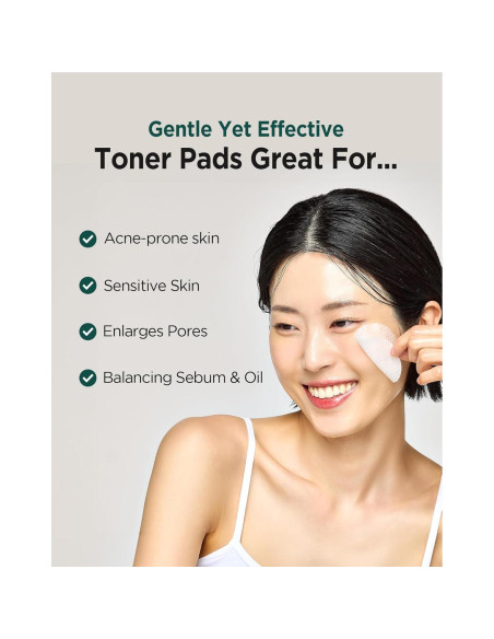 Almohadillas Tónico Facial Veganas ANCORS 60 Pads 160ml