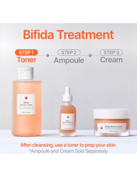 Tónico Facial Bifida Dr. Solution 200ml Hidratante Coreano