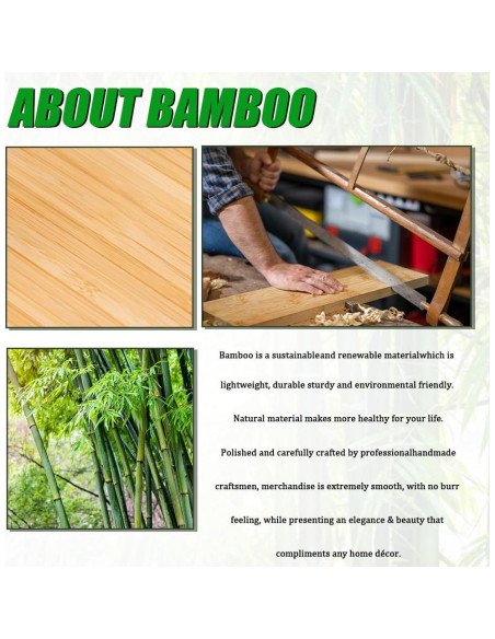 Organizador de Gafas de Sol SOUJOY 3 Piezas Bambú 6 Compartimentos