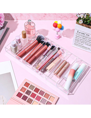 Organizador de Gafas Acrílico SynHHergyx Pack 2 6 Compartimentos