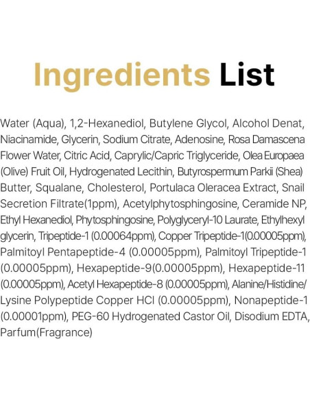 Tónico Farmstay Black Snail 9 Pétidos 120ml Antienvejecimiento