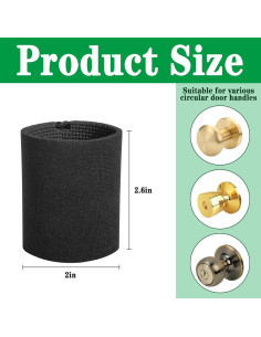 Cubiertas Antiescaldantes para Manijas de Puerta Moonoom - 4 Unidades 2