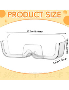 Organizador de Gafas de Sol de Pared Willinglong 6 Piezas 2