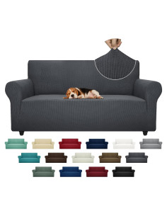 Funda de Sofá Universal ZNSAYOTX 72-92" Gris Oscuro