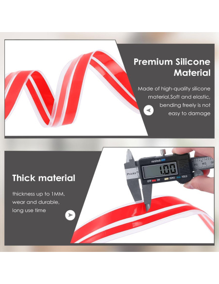 Tira de Sellado de Silicona Benory 6,10m para Puertas y Ventanas Tira de Sellado de Silicona Benory 6,10m para Puertas y Ventanas