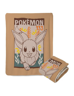Manta de Sherpa de Mink Pokemon NORTHWEST 127x152 cm Eevee