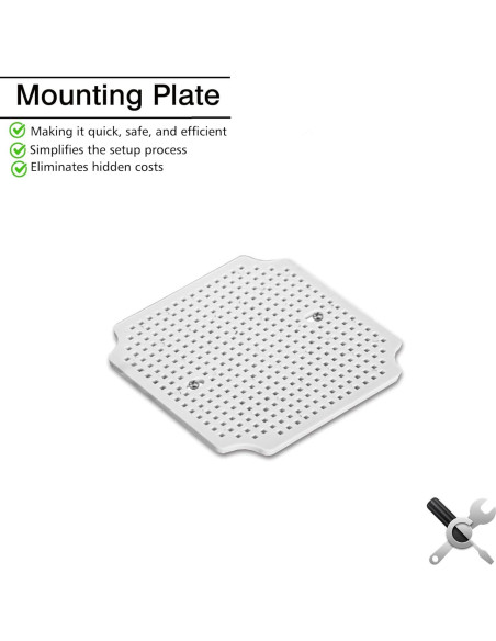 Caja de Conexiones Exterior QILIPSU IP67 Impermeable 12.7x12.7x7.6cm Caja de Conexiones Exterior QILIPSU IP67 Impermeable 12.7x12.7x7.6cm