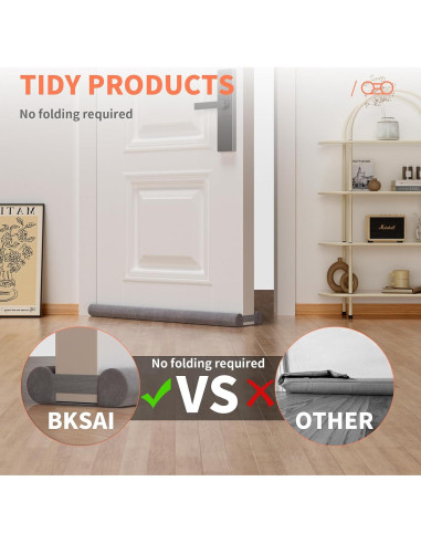 Tapón para Corrientes de Aire BKSAI 71-81 cm Gris