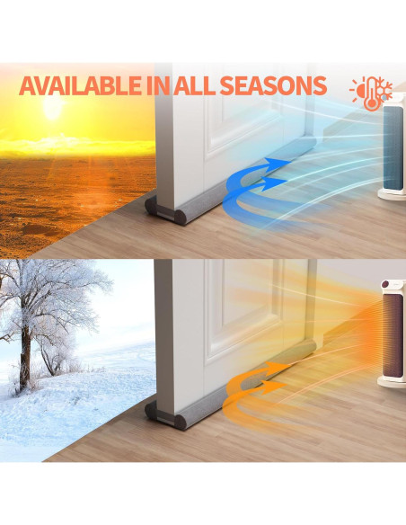 Tapón para Corrientes de Aire BKSAI 71-81 cm Gris