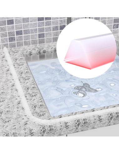 Dique de Agua Plegable Risunpet 99 cm Transparente