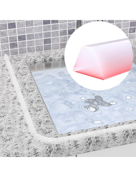 Dique de Agua Plegable Risunpet 99 cm Transparente