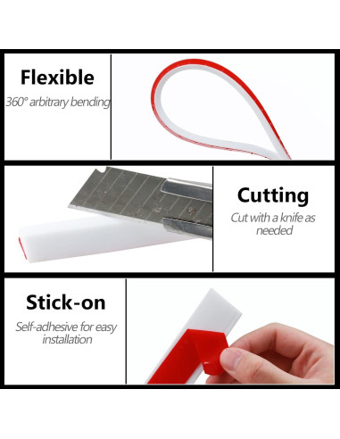 Dique de Agua Plegable Risunpet 99 cm Transparente