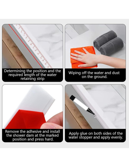 Dique de Agua Plegable Risunpet 99 cm Transparente