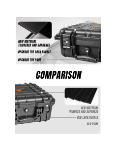 Estuche Protector Impermeable JACK BOSS 35x29x15 cm Negro 2