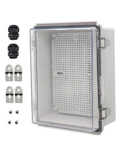 Caja de Conexiones Zulkit IP67 220x170x110mm Tapa Transparente