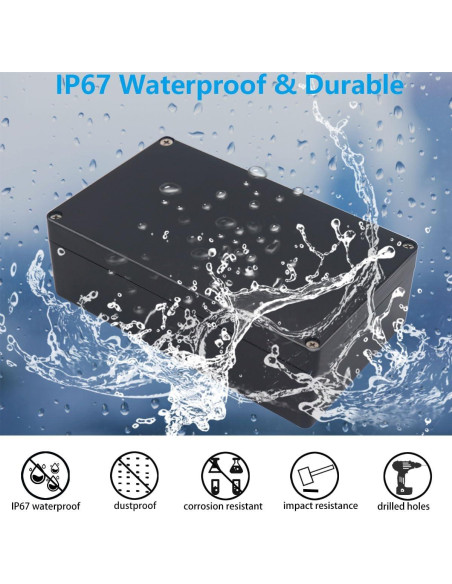 Caja de Proyecto Impermeable Otdorpatio 20x12x7.5cm IP67