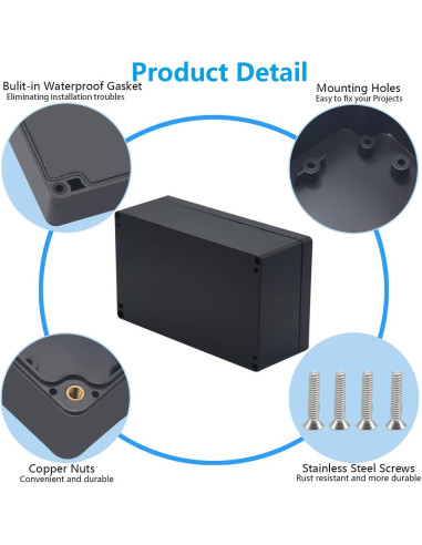 Caja de Proyecto Impermeable Otdorpatio 20x12x7.5cm IP67