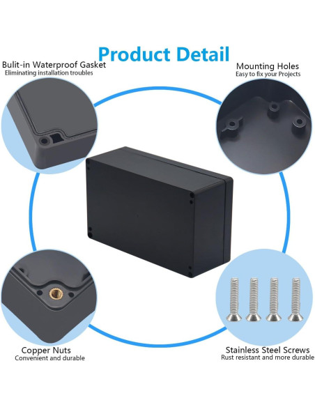 Caja de Proyecto Impermeable Otdorpatio 20x12x7.5cm IP67