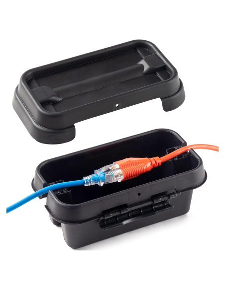 SockitBox Caja Eléctrica Impermeable Pequeña Negra