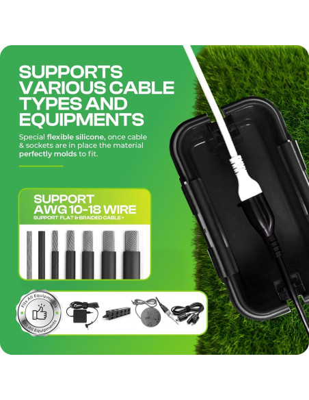 SockitBox Caja Eléctrica Impermeable Pequeña Negra