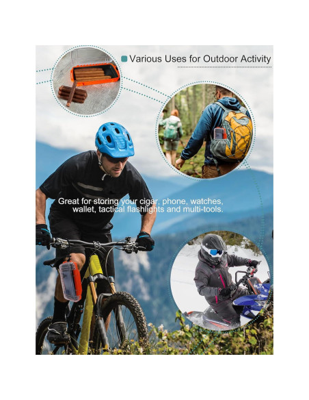 Caja Secadora Impermeable Avlcoaky 19.56x9.40cm Naranja