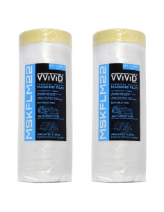 Cinta Adhesiva VViViD Grado Químico 2 Paquete 20,1x13,9 cm