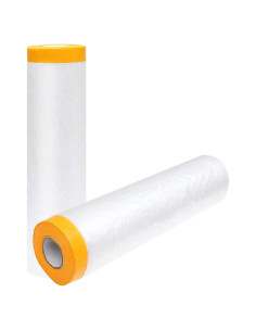 Película plástica de enmascarar 4m x 20m con cinta adhesiva