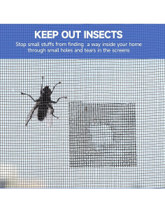 Cinta de Reparación de Pantallas Nodirz 15 FT Fibra de Vidrio 2