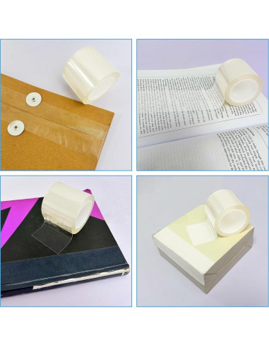 Cinta de Reparación de Libros YINTTIAN 5 cm x 5 m Transparente