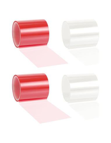 4 Rollos de Cinta Adhesiva para Luces Traseras YEXEXINM