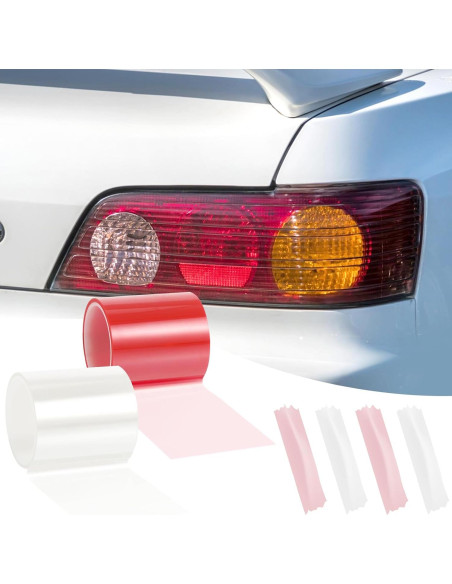 4 Rollos de Cinta Adhesiva para Luces Traseras YEXEXINM