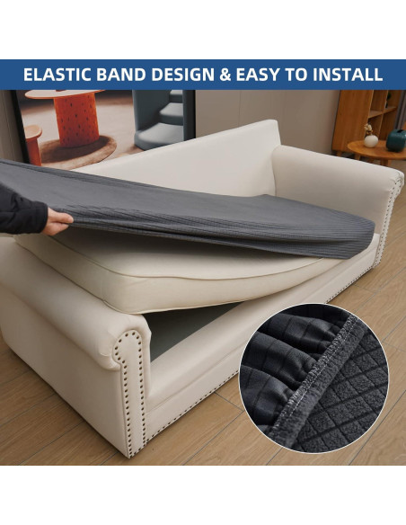 Funda de Cojín Eismodra Gris Oscuro 1 Pieza 94-135 cm