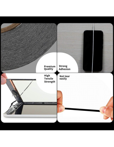 Cinta Adhesiva Reparación LCD 2mm Kaisi 50m Impermeable