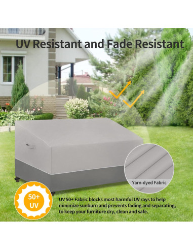 Cubierta de Sofá de Patio Easy-Going 147x89x78 cm Impermeable