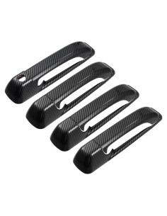 Cubierta de Manija de Puerta Exterior X AUTOHAUX 8pcs ABS Negro