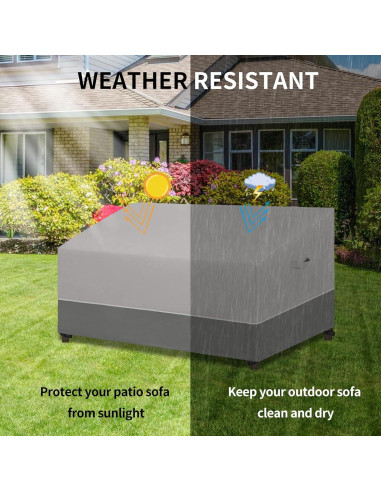 Cubierta de Sofá de Patio Easy-Going 147x89x78 cm Impermeable
