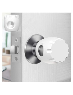 Cubierta de Seguridad Uxoz para Perilla de Puerta - 4 Unidades