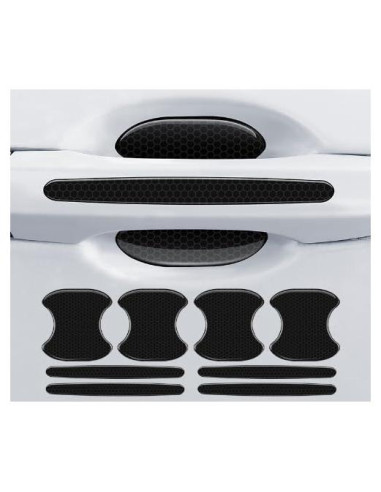 8 Piezas Calcomanías de Manija de Puerta Piburth Negro