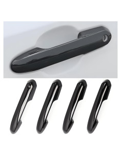 Protector Manija Puerta Auto Zacxoxsr Negro Brillante