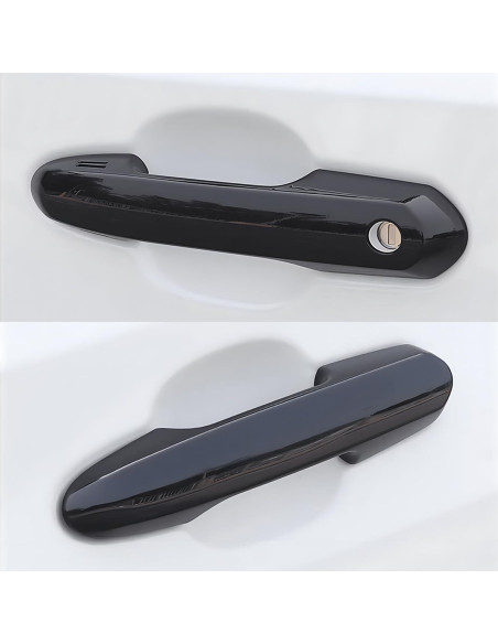 Protector Manija Puerta Auto Zacxoxsr Negro Brillante