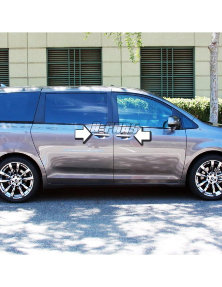 Cubiertas de Manijas de Puerta Cromadas A-PADS para Toyota